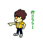 タカナリー summer ver. サングラス男の子（個別スタンプ：15）