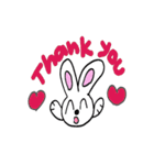 うさこの英語でスタンプ（個別スタンプ：14）
