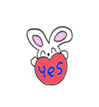 うさこの英語でスタンプ（個別スタンプ：16）