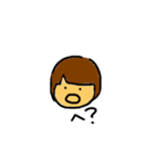 いろんな茶髪のオンナの子（個別スタンプ：11）
