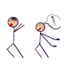 私の書いた棒人間     3（個別スタンプ：1）