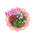 ゆるっとかわいいお花のスタンプ（個別スタンプ：26）