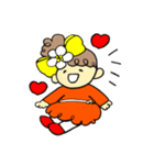 子育て家族と家族を応援する人のスタンプ（個別スタンプ：2）