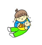 子育て家族と家族を応援する人のスタンプ（個別スタンプ：6）
