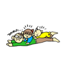 子育て家族と家族を応援する人のスタンプ（個別スタンプ：18）
