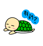 ユルかめさん(韓国語)（個別スタンプ：15）