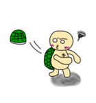 ユルかめさん(韓国語)（個別スタンプ：24）
