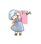 仲良しおんなのこ【いかさまスタンプ】（個別スタンプ：6）