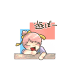 仲良しおんなのこ【いかさまスタンプ】（個別スタンプ：8）