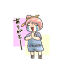 仲良しおんなのこ【いかさまスタンプ】（個別スタンプ：11）