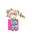 仲良しおんなのこ【いかさまスタンプ】（個別スタンプ：21）