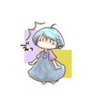 仲良しおんなのこ【いかさまスタンプ】（個別スタンプ：22）