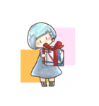 仲良しおんなのこ【いかさまスタンプ】（個別スタンプ：24）