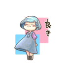 仲良しおんなのこ【いかさまスタンプ】（個別スタンプ：35）