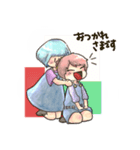 仲良しおんなのこ【いかさまスタンプ】（個別スタンプ：39）