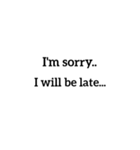 Easy sentence（個別スタンプ：1）