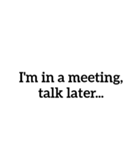 Easy sentence（個別スタンプ：10）