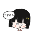 顔で語る系女子（個別スタンプ：8）