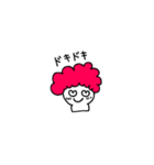 アフロの子（個別スタンプ：3）