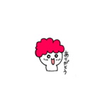 アフロの子（個別スタンプ：8）
