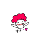 アフロの子（個別スタンプ：10）