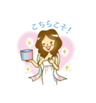 クリスタルボウルでご挨拶（個別スタンプ：6）