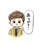 スーツ男子の日常。（個別スタンプ：3）