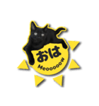 黒猫ルナ meooow Vol.1（個別スタンプ：7）