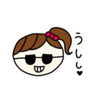 ももちゃんかおスタンプ（個別スタンプ：4）