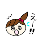 ももちゃんかおスタンプ（個別スタンプ：5）