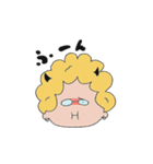 ぽっちゃり アフロのボブ【使える】（個別スタンプ：22）