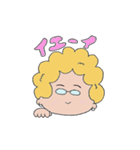 ぽっちゃり アフロのボブ【使える】（個別スタンプ：26）