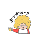 ぽっちゃり アフロのボブ【使える】（個別スタンプ：29）