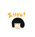 ご陽気なおかっぱちゃん（個別スタンプ：5）