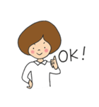 ナチュラル女子（個別スタンプ：2）