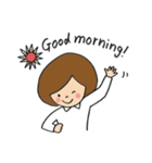 ナチュラル女子（個別スタンプ：3）