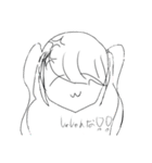 やる気のないスタンプ(   ᐛ   )（個別スタンプ：7）
