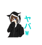 黒猫のロト_LINEスタンプ（個別スタンプ：2）