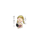 慎ましい女性のスタンプ（個別スタンプ：2）