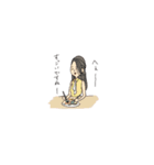 慎ましい女性のスタンプ（個別スタンプ：5）