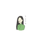 慎ましい女性のスタンプ（個別スタンプ：15）