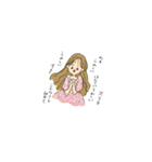 慎ましい女性のスタンプ（個別スタンプ：16）