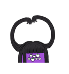 ぱっつん黒髪ロングちゃん（個別スタンプ：7）