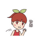 さくらんぼさっちゃん -日常-（個別スタンプ：1）
