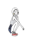 モリ―ガールズ 2（個別スタンプ：1）