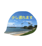 スタンプだけで簡単お返事 ハワイの景色（個別スタンプ：18）