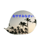 スタンプだけで簡単お返事 ハワイの景色（個別スタンプ：22）