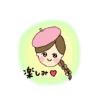 やさしい女の子とくまの生活（個別スタンプ：19）