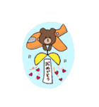 やさしい女の子とくまの生活（個別スタンプ：31）
