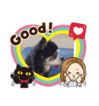 我が家の愛犬  アンジーとトム09（個別スタンプ：4）